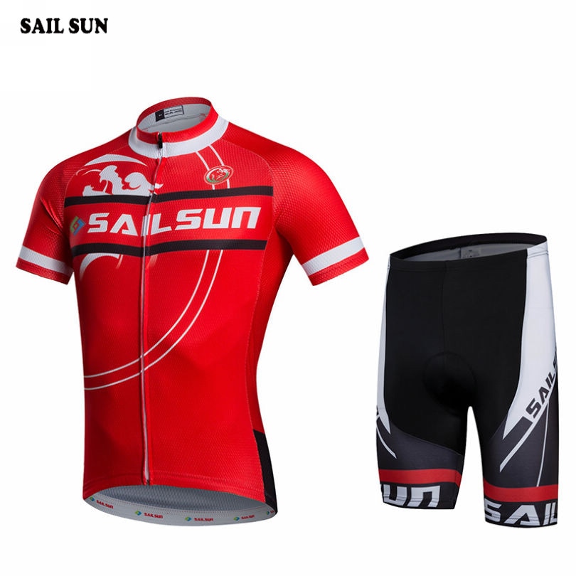 SAIL SUN   Ropa Ciclismo Ŭ   ݼҸ Ƿ Ʈ ź  Red Bib Shorts
